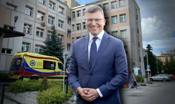 szpital miejski i minister marcin warchol