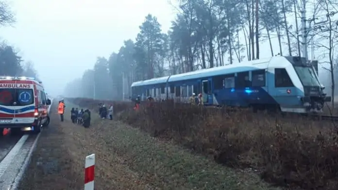 wypadek kolejowy Jadachach