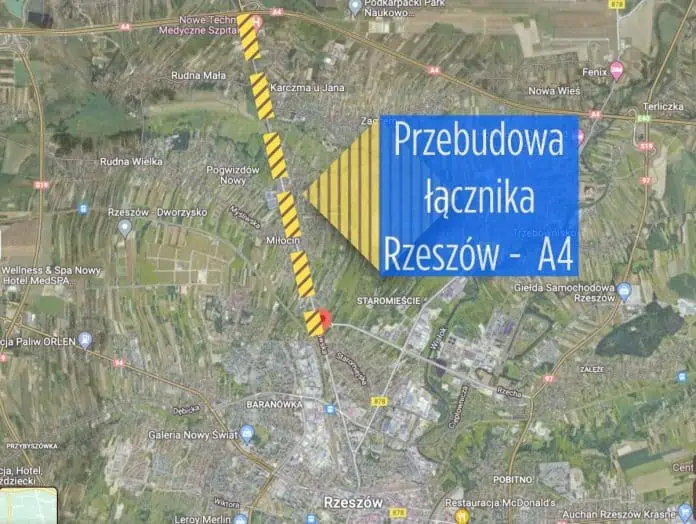 Przebudowa łącznika Rzeszów - A4