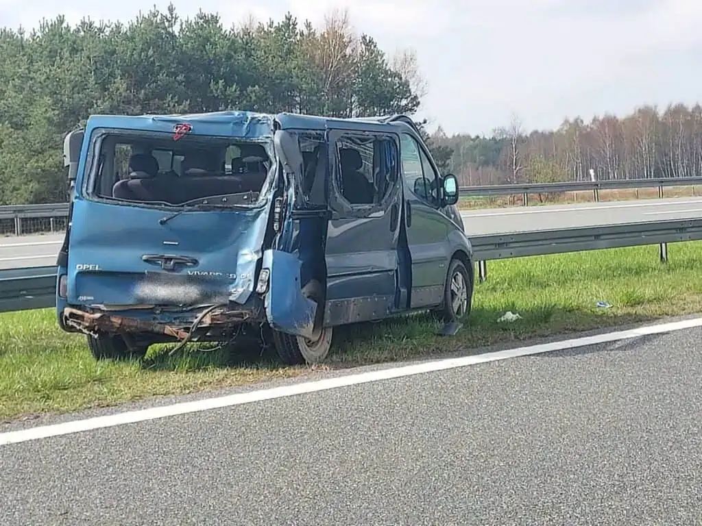 Wypadek na A4 między Dębicą a Tarnowem
