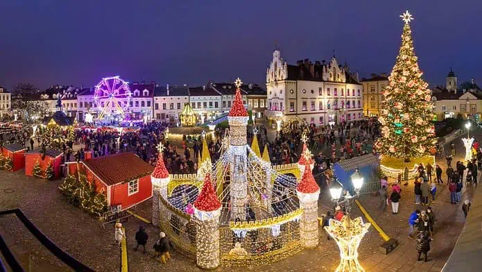 świąteczne miasteczko w Rzeszowie