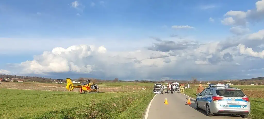 Wypadek 16-letniego motocyklisty w Jabłonicy Polskiej