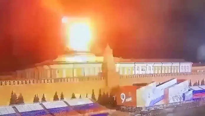 Rzekomy wybuch drona nad Kremlem