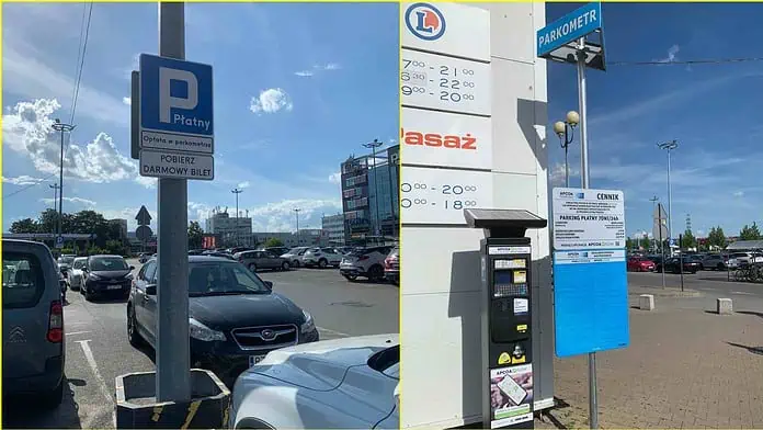 Płatny parking przy CH Plaza w Rzeszowie