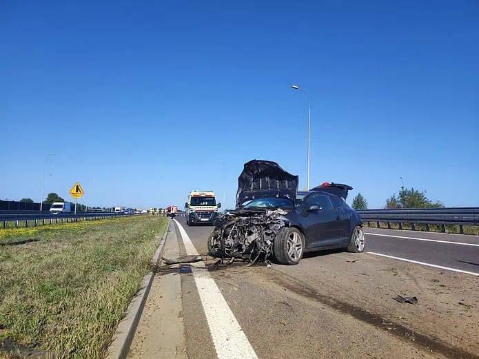 Groźne zderzenie na A4