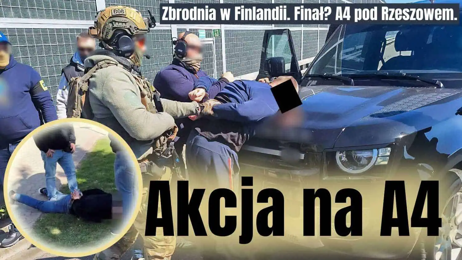 Zabili w Finlandii. Wpadli na A4 pod Rzeszowem