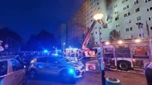 Tragiczny pożar na Nowym Mieście w Rzeszowie. Cały pion zniszczony ogniem i wodą