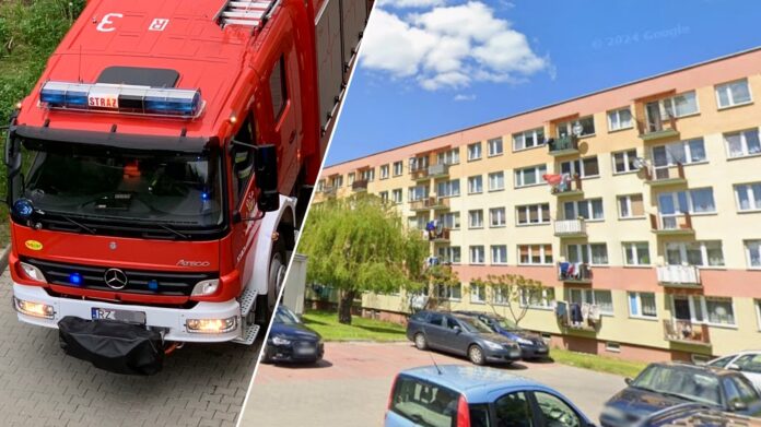 Blok w Tarnobrzegu, w którym rozegrał się dramat